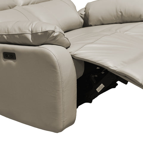 Sala Nantes - Sofá y Love Seat - Piel Madras Alabaster