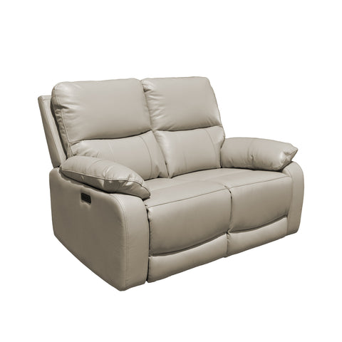 Sala Nantes - Sofá y Love Seat - Piel Madras Alabaster