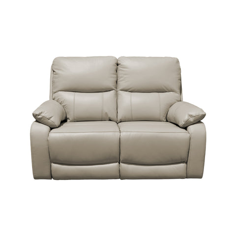 Sala Nantes - Sofá y Love Seat - Piel Madras Alabaster