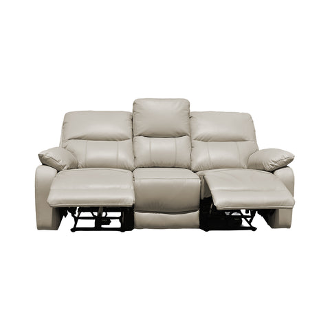 Sala Nantes - Sofá y Love Seat - Piel Madras Alabaster