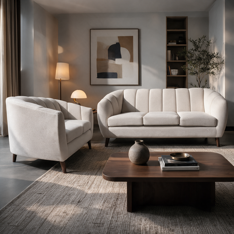 Sala Nereyda - Sofá y Love Seat - Osi Grey