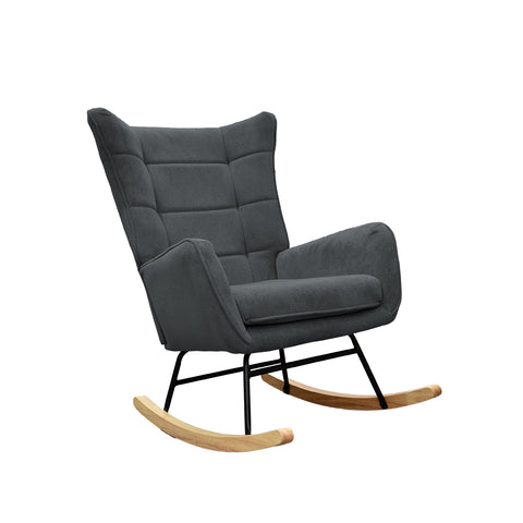 Sillón Mecedora Nuuk - Gris Oscuro