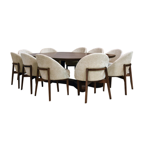 Comedor Paris - 10 sillas - Beige
