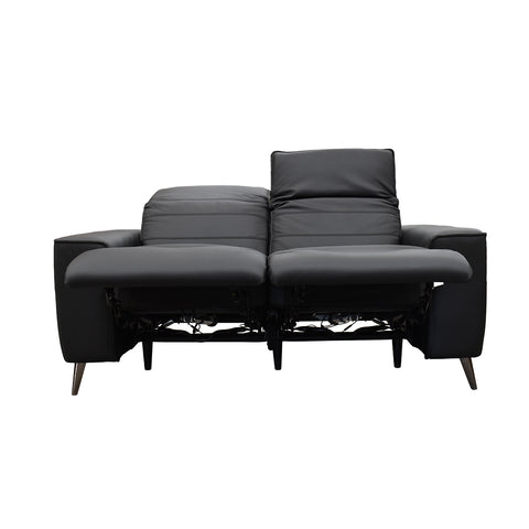 Sala Provenza - Sofá y Love Seat - Tacto Piel Negro
