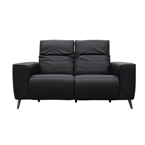 Sala Provenza - Sofá y Love Seat - Tacto Piel Negro