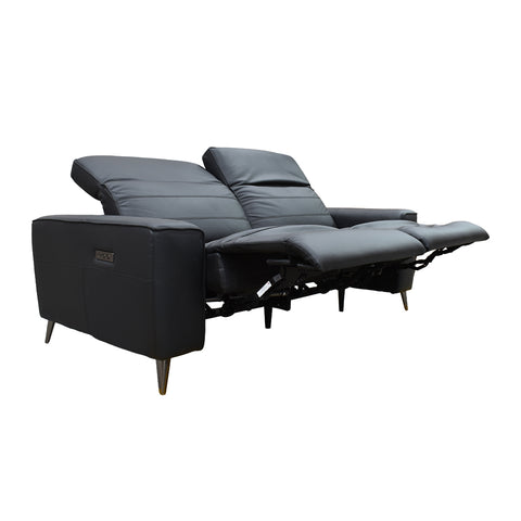 Sala Provenza - Sofá y Love Seat - Tacto Piel Negro