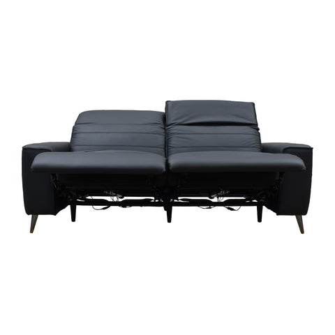 Sala Provenza - Sofá y Love Seat - Tacto Piel Negro