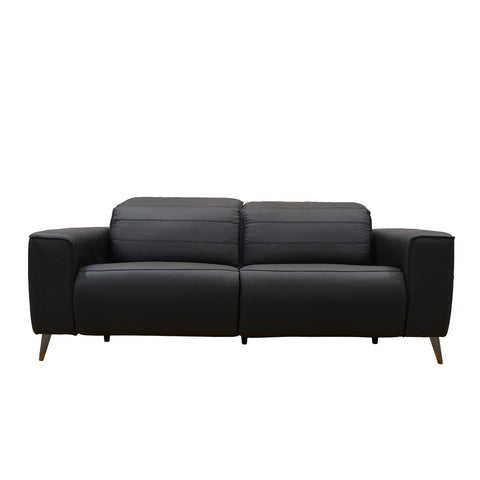 Sala Provenza - Sofá y Love Seat - Tacto Piel Negro