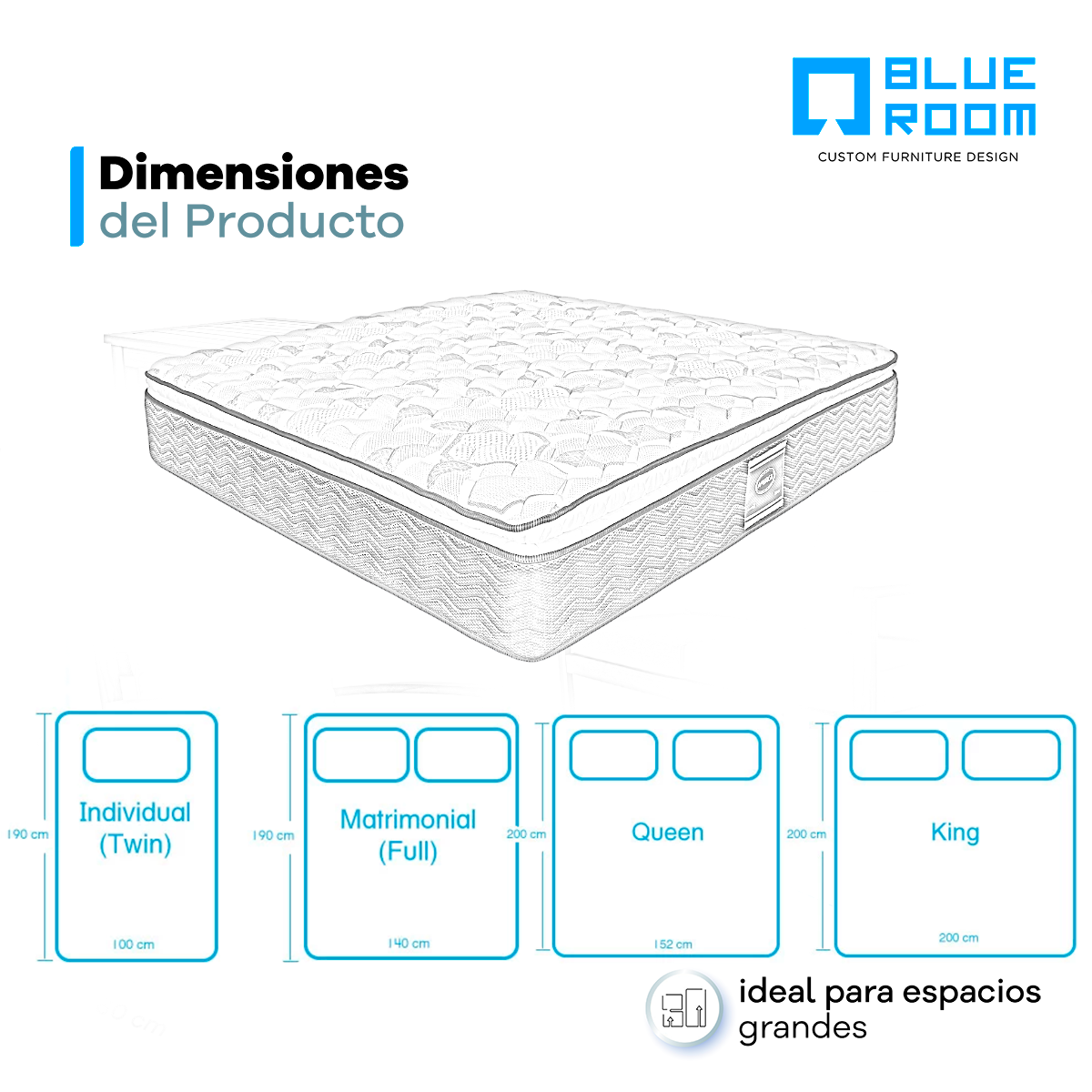 Colchón Ribon– Blue Room