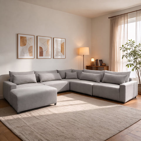 Sala Modular Sagapon 6 Pzas - Osi Grey