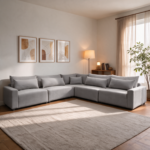 Sala Modular Sagapon 5 Pzas - Osi Grey