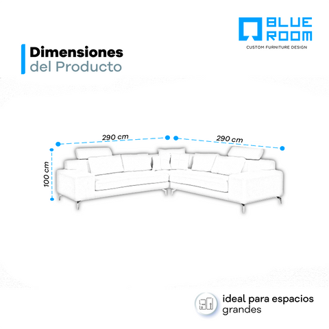 Sala Italia 3 módulos- Italia Grande Glaciar