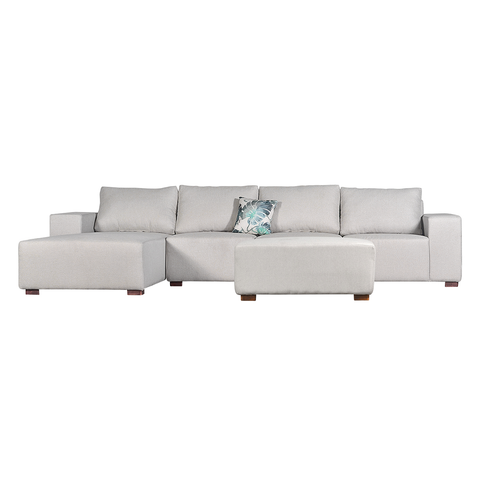 Sala Nativo   4 pzas - Oslo Humo - Chaise Izquierdo