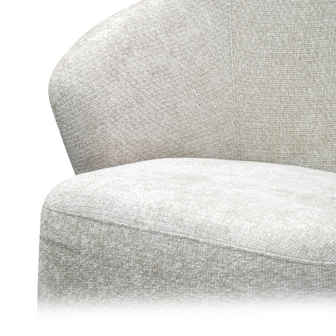 Sillón Giratorio Salerno - Tela Champagne