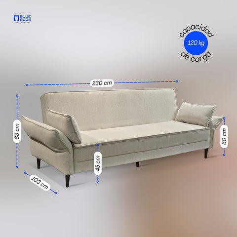 Sofá Cama Livenza - Beige Dusk