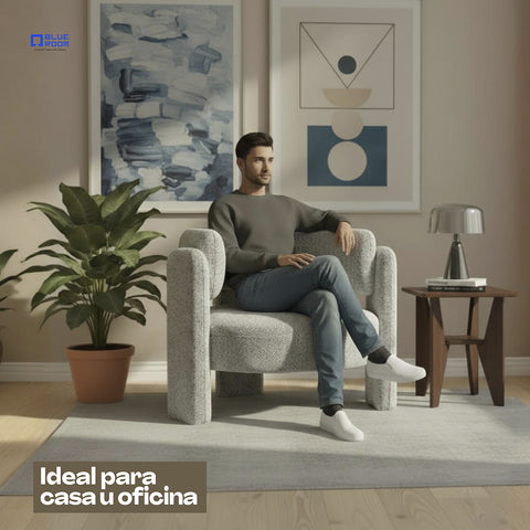 Sillón Haven - Tela Blanco