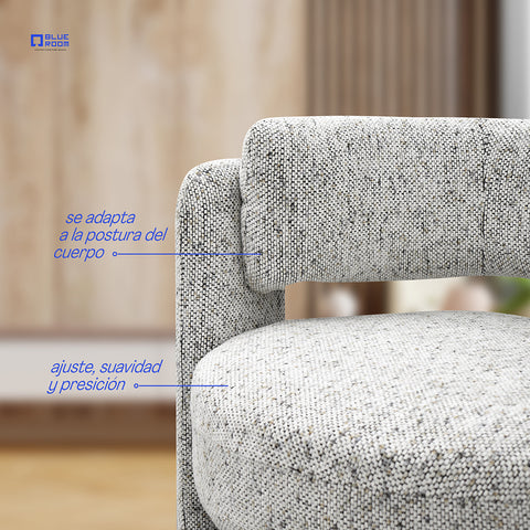 Sillón Haven - Tela Blanco