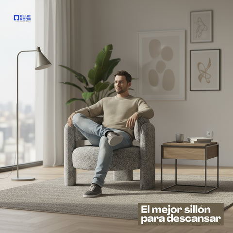 Sillón Haven - Tela Blanco