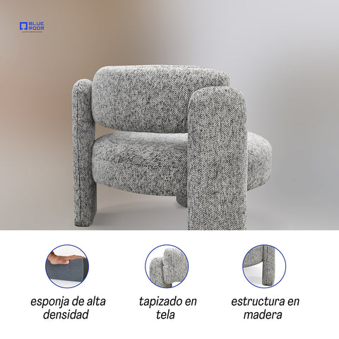 Sillón Haven - Tela Blanco