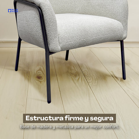 Sillón Trento - Tela Blanco