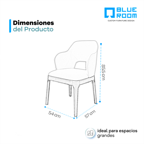 Comedor Skala - 8 Personas - Nogal