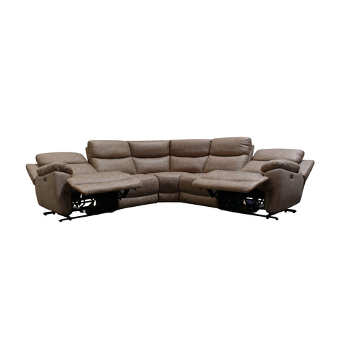 Sala Modular Eléctrica  Reclinable Sofía - Beige