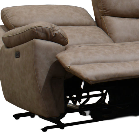 Sala Modular Eléctrica  Reclinable Sofía - Beige