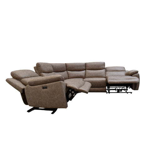 Sala Modular Eléctrica  Reclinable Sofía - Beige