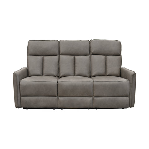 Sala Stella - Sofá y Love Seat - Tacto Piel Gris