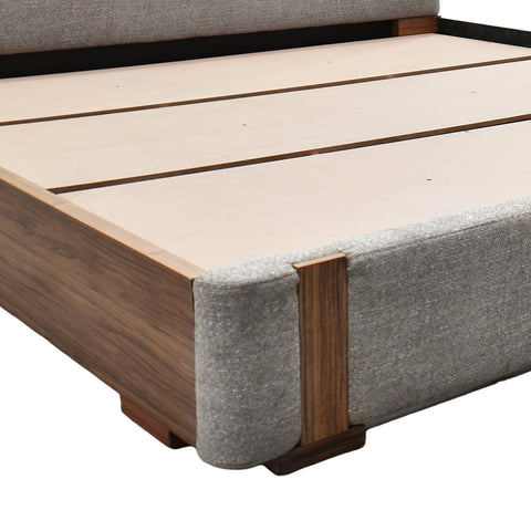 Cama Con Base Varek - Walnut