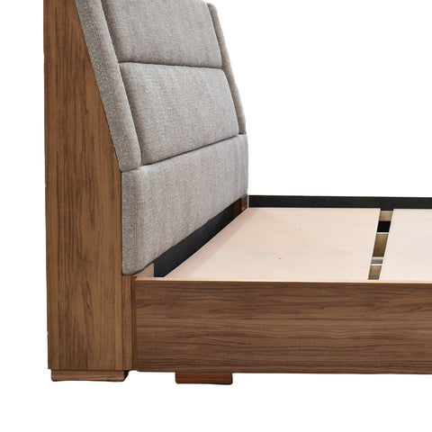 Cama Con Base Varek - Walnut