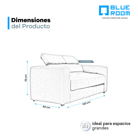 Love seat Ventuno - Treviso Oxford