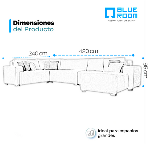 Sala Modular Verino - Brest Grey