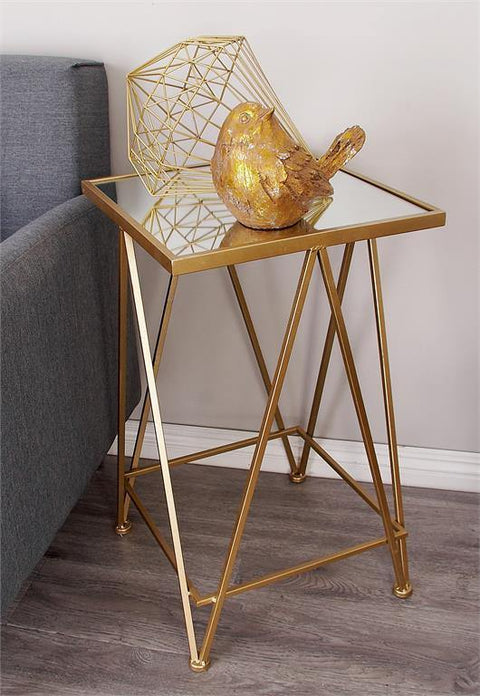 Mesas laterales de acero - Dorado - Blue Room