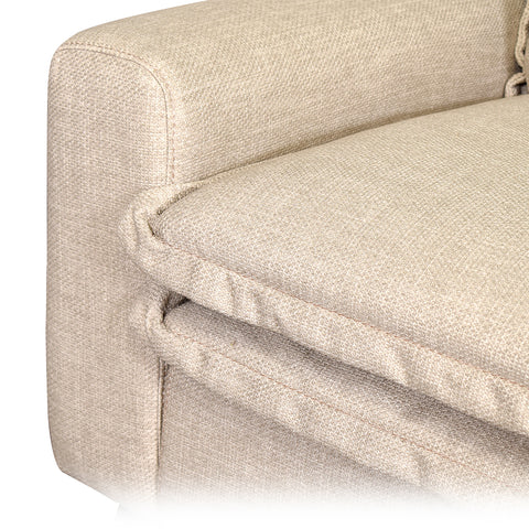 Sala Milos Sofa y Love Seat - Enora Cream