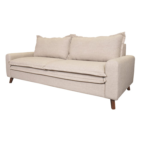 Sala Milos Sofa y Love Seat - Enora Cream
