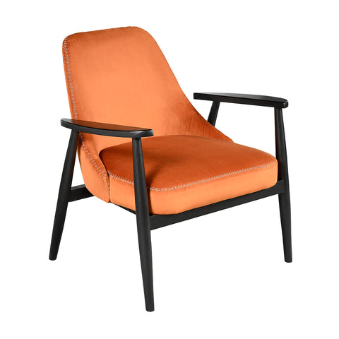 Sillón Seattle - Negro Holland Velvet Terracota