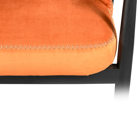 Sillón Seattle - Negro Holland Velvet Terracota