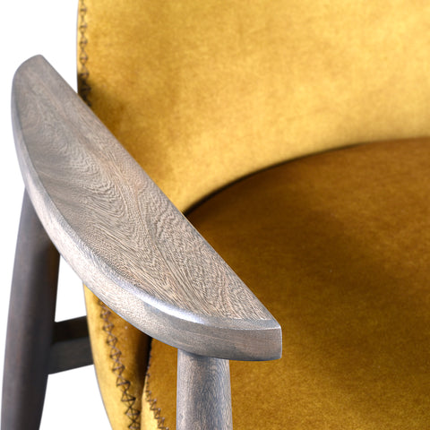 Sillón Seattle - Negro Holland Velvet Terracota