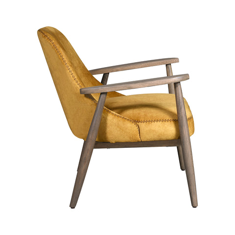 Sillón Seattle - Negro Holland Velvet Terracota